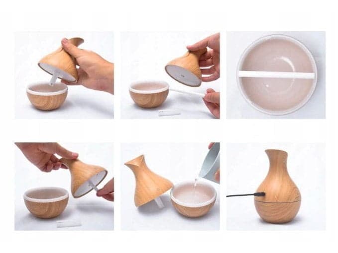 Nawilżacz powietrza dyfuzor zapachowy usb aromat