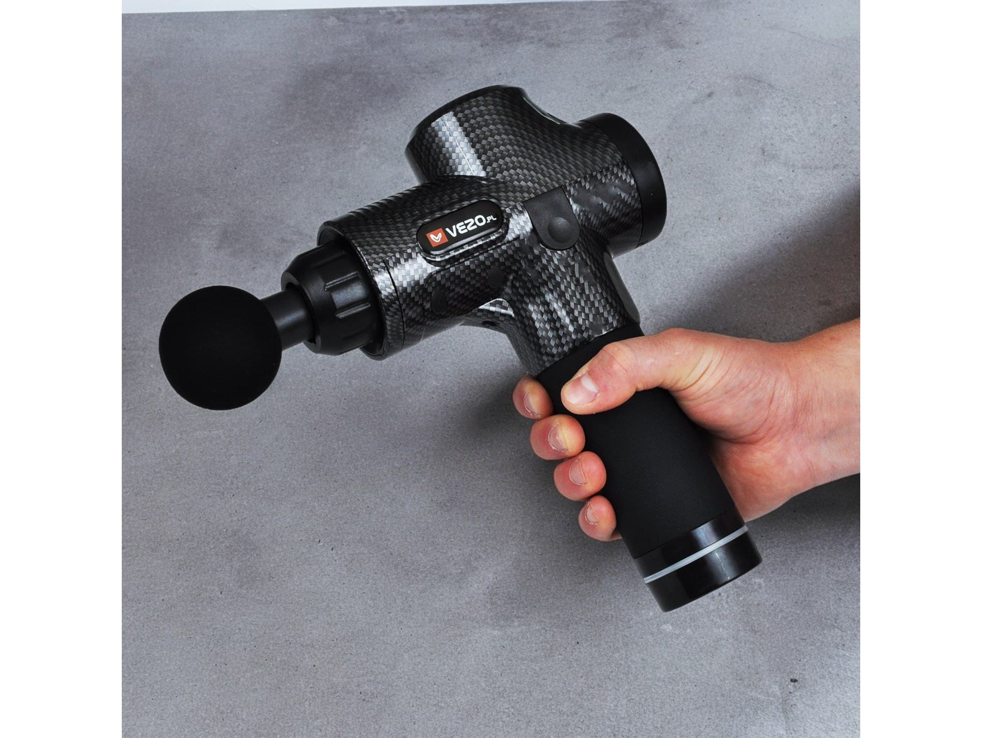 Vezo pistolet do masażu pleców ciała masażer massage gun zestaw 6