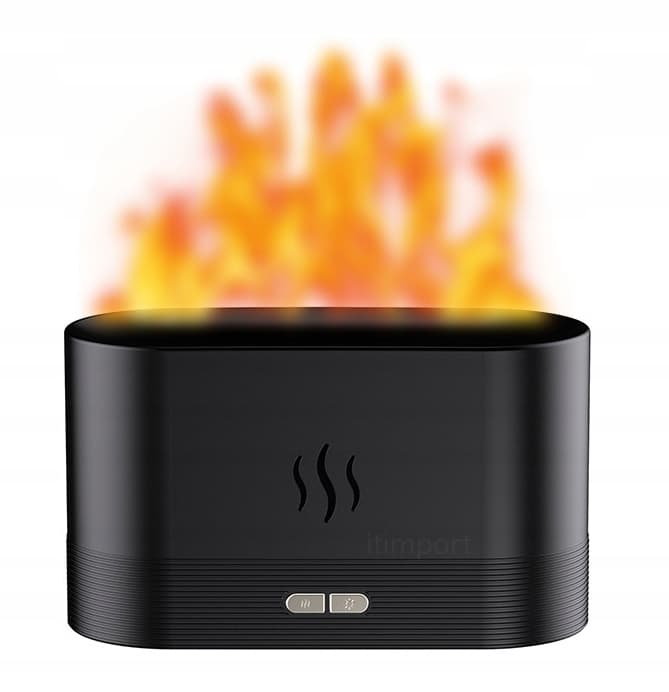 NAWILŻACZ POWIETRZA Dyfuzor OGIEŃ KOMINEK LED 20m2